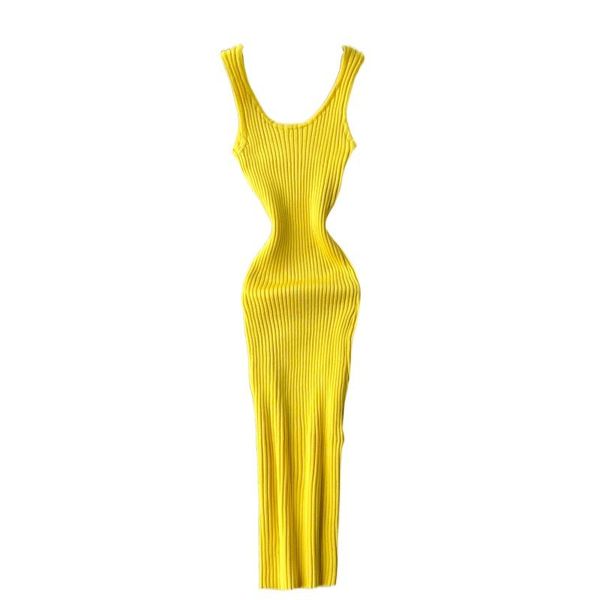 casual dresses korean knitted robe women elegant fashion square collar da sleeveless tank ladies vestidos slim stretch waist bodycon, Black;gray
casual dresses korean knitted robe women elegant fashion square collar da sleeveless tank ladies vestidos slim stretch waist bodycon, Black;gray