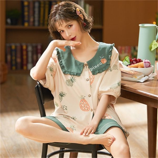 women's sleepwear pijamas women short sleeve shorts set casual loose girl's sleepwear pajamas suit cartoon cute student's nig, Black;red
women's sleepwear pijamas women short sleeve shorts set casual loose girl's sleepwear pajamas suit cartoon cute student's nig, Black;red
