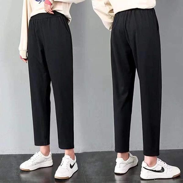 women's pants & capris large size summer fat female clothes pencil girls casual slim women long high rise loose cool trousers, Black;white
women's pants & capris large size summer fat female clothes pencil girls casual slim women long high rise loose cool trousers, Black;white