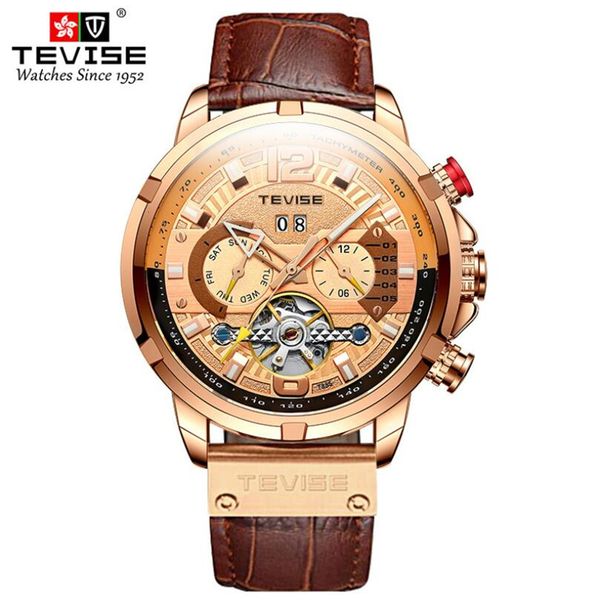 new men leather watches pulse original luxury brand big automatic mode sport mechanical relogio masculino t885f, Slivery;brown
new men leather watches pulse original luxury brand big automatic mode sport mechanical relogio masculino t885f, Slivery;brown