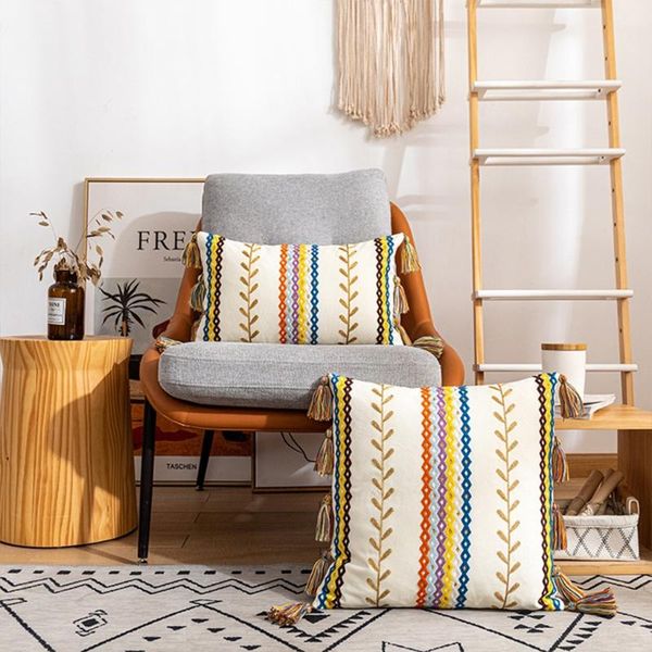 pillow case boho style colorful tassel pillowcase handmade ethnic cushion cover home decor backrest for sofa bed
pillow case boho style colorful tassel pillowcase handmade ethnic cushion cover home decor backrest for sofa bed
