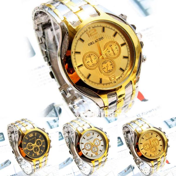 wristwatches watch men's business steel analog quartz wristwatch clock male wrist watches montre homme, Slivery;brown
wristwatches watch men's business steel analog quartz wristwatch clock male wrist watches montre homme, Slivery;brown