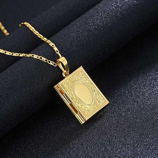 est women men necklace po frame pendant muslim islamic jewelry gifts necklaces, Silver
est women men necklace po frame pendant muslim islamic jewelry gifts necklaces, Silver