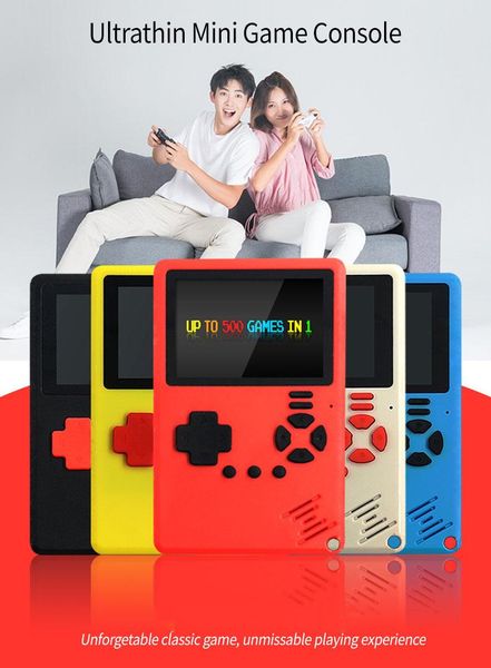 mini ultra-thin portable games console childhood classic handheld game 500 in 1 players
mini ultra-thin portable games console childhood classic handheld game 500 in 1 players