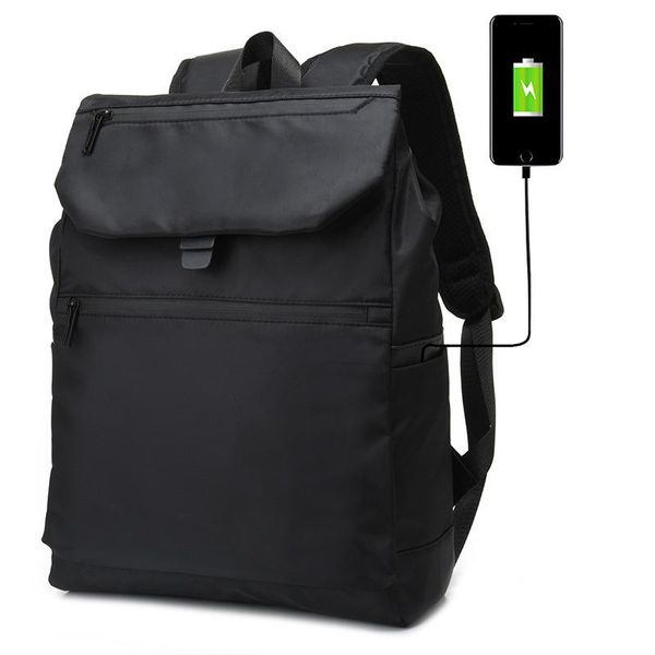 male backpack waterproof nylon large capacity usb chargeable student travel 
male backpack waterproof nylon large capacity usb chargeable student travel