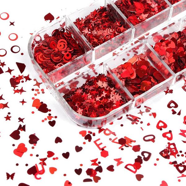 nail art decorations 2021 12-box laser sequin big red love butterfly patch jewelry material nails accessories star, Silver;gold
nail art decorations 2021 12-box laser sequin big red love butterfly patch jewelry material nails accessories star, Silver;gold