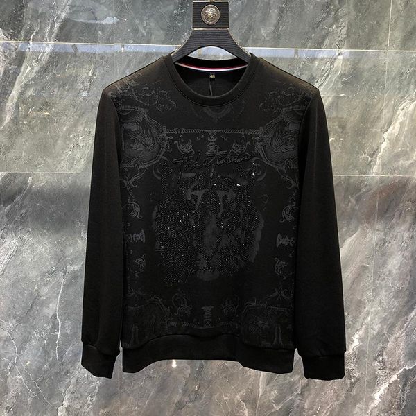 men's hoodies & sweatshirts wz08111 fashion 2021 runway luxury european design party style clothing, Black
men's hoodies & sweatshirts wz08111 fashion 2021 runway luxury european design party style clothing, Black