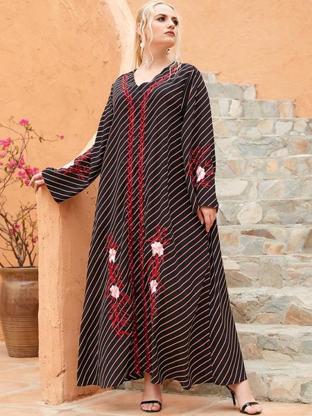 ethnic clothing ramadan turkey muslim dress women striped abaya moroccan kaftan islamic hijab djellaba dubai jilbab eid party vestidos, Red
ethnic clothing ramadan turkey muslim dress women striped abaya moroccan kaftan islamic hijab djellaba dubai jilbab eid party vestidos, Red