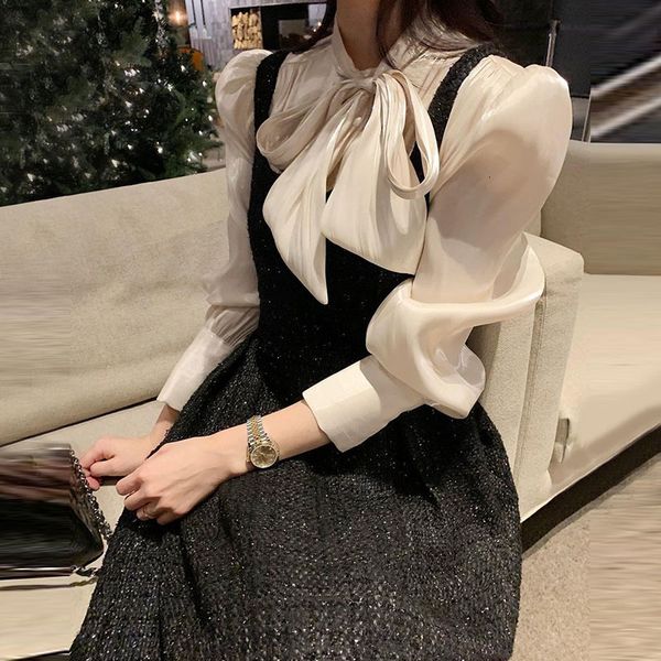 dress two piece outfits women bow tie sleeve blouses and spaghetti strap long suit party sets 2pcs spring e03a fgoi, Black;gray
dress two piece outfits women bow tie sleeve blouses and spaghetti strap long suit party sets 2pcs spring e03a fgoi, Black;gray