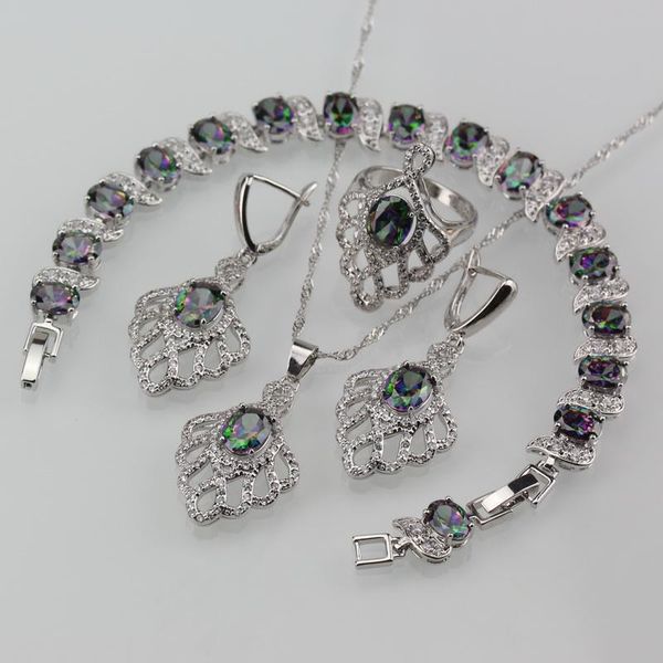 earrings & necklace silver color + quality rainbow zircon big jewelry sets for women fashion party wedding costume
earrings & necklace silver color + quality rainbow zircon big jewelry sets for women fashion party wedding costume