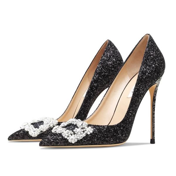dress shoes real leather rhinestone women crystal high heels glitter fashion pumps pointed toe 10cm stiletto wedding, Black
dress shoes real leather rhinestone women crystal high heels glitter fashion pumps pointed toe 10cm stiletto wedding, Black