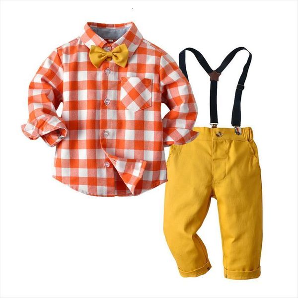 orange white plaid boy formal clothes baby wedding dress long sleeves children costume boys autumn suit infant kid clothing set
orange white plaid boy formal clothes baby wedding dress long sleeves children costume boys autumn suit infant kid clothing set