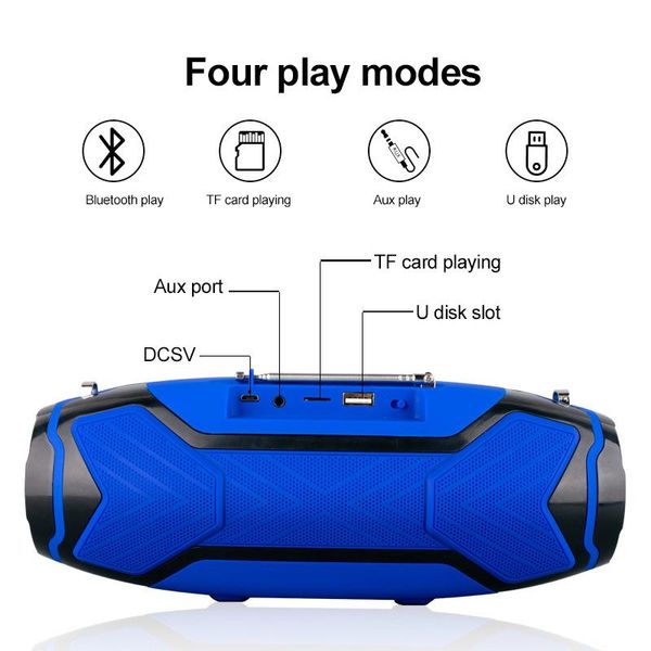 portable speakers 40w bluetooth-compatible v5.0 stereo subwoofer excellent bass performace hifi speaker with fm radio usb 3.5mm jack
portable speakers 40w bluetooth-compatible v5.0 stereo subwoofer excellent bass performace hifi speaker with fm radio usb 3.5mm jack