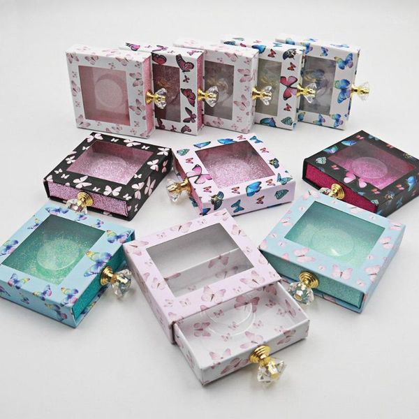 storage bottles & jars 1pc butterfly pattern design square packaging box false eyelashes crystal handle lash holder case with transparent tr
storage bottles & jars 1pc butterfly pattern design square packaging box false eyelashes crystal handle lash holder case with transparent tr
