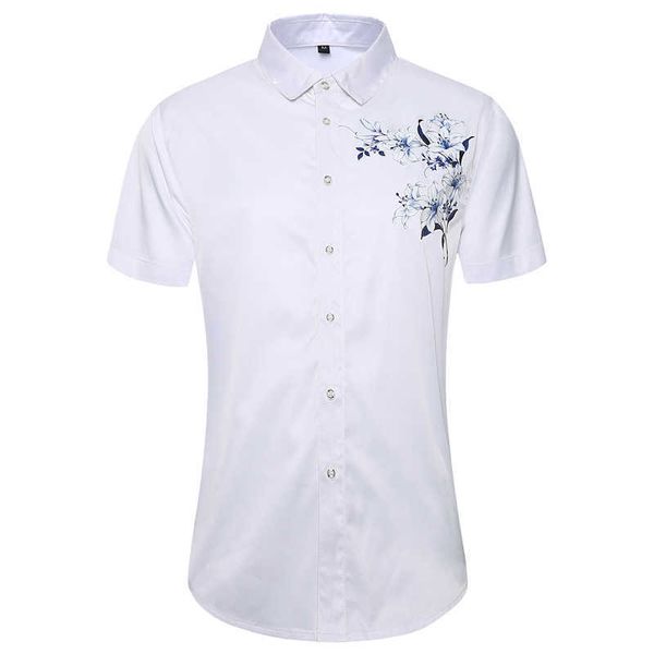 45kg-105kg summer casual mens shirts soft cool button down short sleeve elegant flower print male blouses 4xl 5xl 210528, White;black
45kg-105kg summer casual mens shirts soft cool button down short sleeve elegant flower print male blouses 4xl 5xl 210528, White;black
