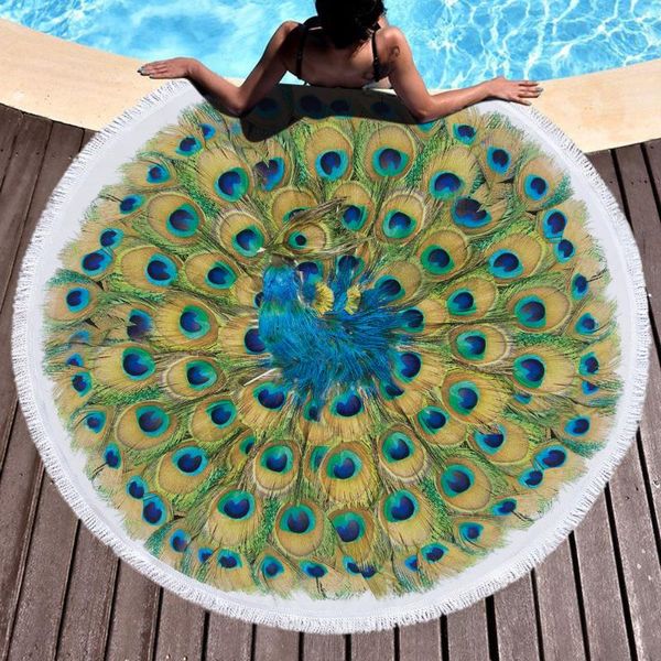 towel microfiber summer sea beach towels round peacock feathers bath print swimwear cloak shawl yoga mat for women
towel microfiber summer sea beach towels round peacock feathers bath print swimwear cloak shawl yoga mat for women