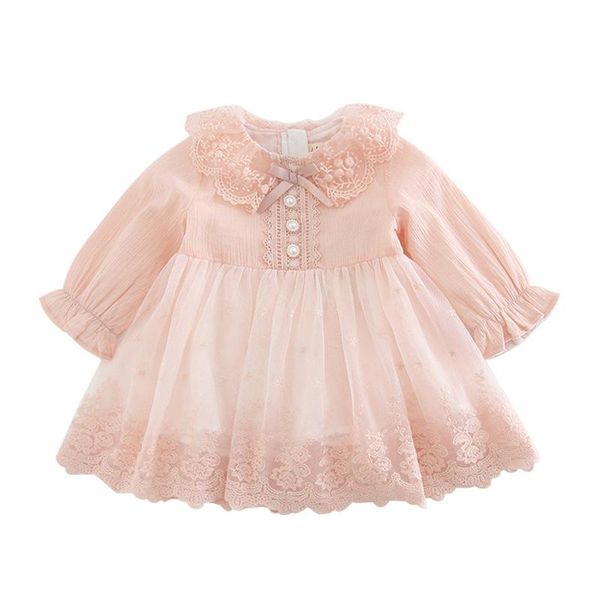 girl's dresses 2022 baby girls princess ping lace solid color long sleeves elastic cuffs round neckline dress for 6m-4t infant, Red;yellow
girl's dresses 2022 baby girls princess ping lace solid color long sleeves elastic cuffs round neckline dress for 6m-4t infant, Red;yellow