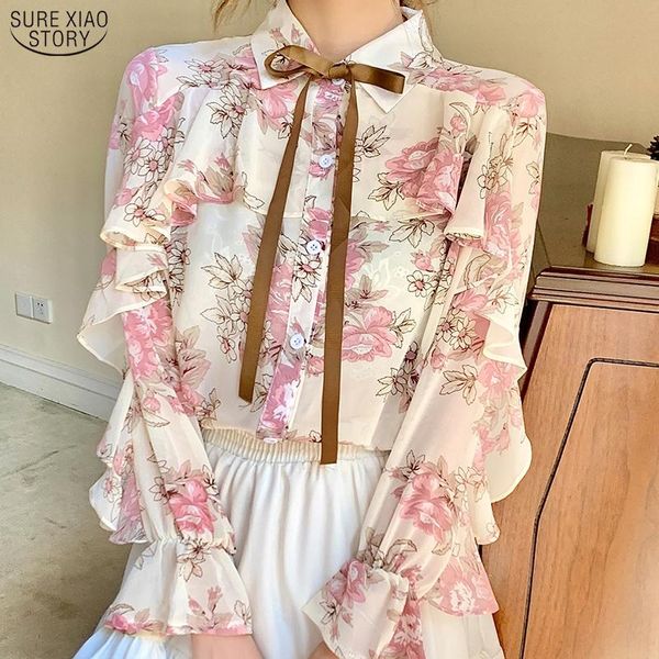 women's blouses & shirts blusas mujer long sleeve women print chiffon blouse 2021 autumn korean office lady clothes cardigan 10449, White
women's blouses & shirts blusas mujer long sleeve women print chiffon blouse 2021 autumn korean office lady clothes cardigan 10449, White