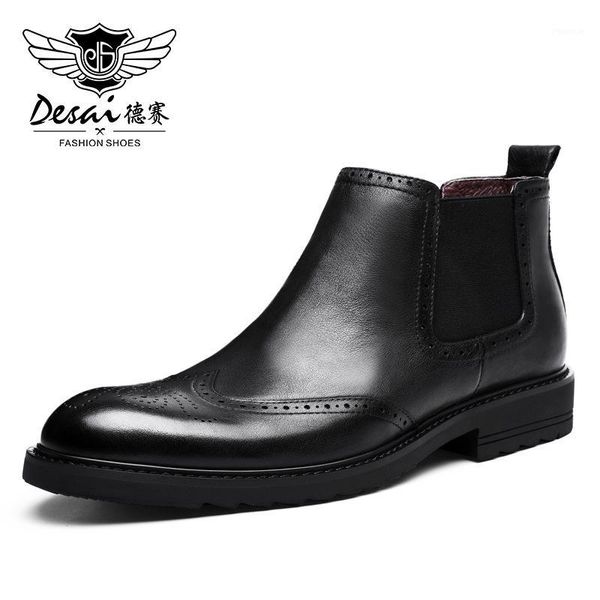 boots desai brand genuine leather bullock man pointed toe shoes british style short high black for men1
boots desai brand genuine leather bullock man pointed toe shoes british style short high black for men1