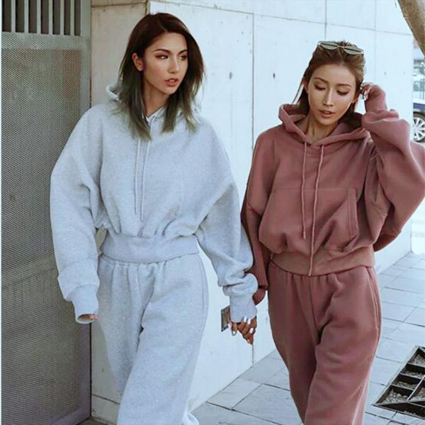 autumn winter streetwear joggers 2 womenpant piece sets sweatshirt sports suit oversized tracksuit jogging pants pullover solid set, White
autumn winter streetwear joggers 2 womenpant piece sets sweatshirt sports suit oversized tracksuit jogging pants pullover solid set, White