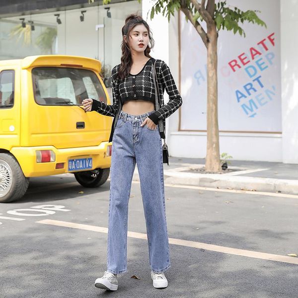 women's jeans fa9011-1 2021 autumn winter women fashion casual denim pants high waisted woman, Blue
women's jeans fa9011-1 2021 autumn winter women fashion casual denim pants high waisted woman, Blue