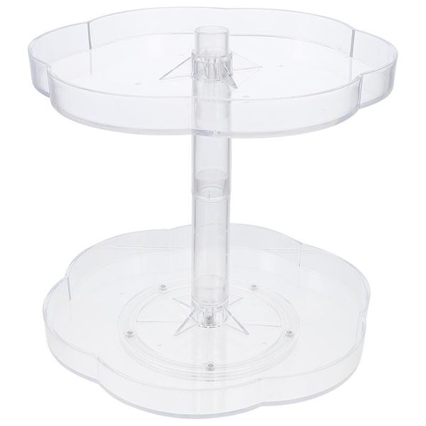 kitchen storage & organization 1pc rotatable rack double-layer seasoning jar tray (transparent)
kitchen storage & organization 1pc rotatable rack double-layer seasoning jar tray (transparent)