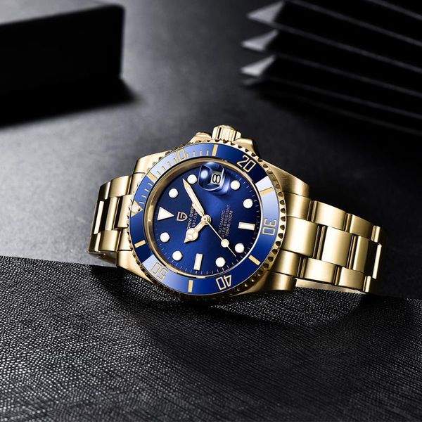 wristwatches 40mm pagani design stainless steel mechanical watches luxury sapphire glass automatic wristwatch sports waterproof watch for me, Slivery;brown
wristwatches 40mm pagani design stainless steel mechanical watches luxury sapphire glass automatic wristwatch sports waterproof watch for me, Slivery;brown