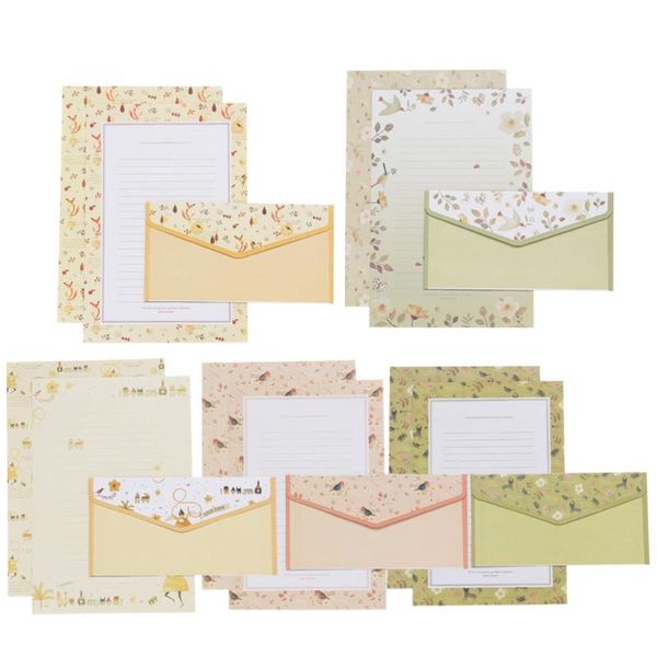 gift wrap 5 sets/45pcs flower printing envelope and letter paper lovely writing stationery envelopes kit school for (
gift wrap 5 sets/45pcs flower printing envelope and letter paper lovely writing stationery envelopes kit school for (