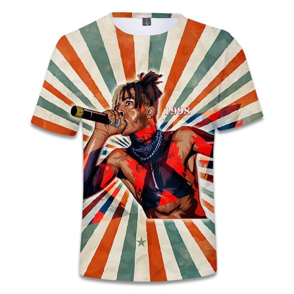 men's t-shirts 2021 hip-hop rapper xxxtentacion 3d printing t-shirt short sleeve summer causal harajuku o-neck fashion clothes, White;black
men's t-shirts 2021 hip-hop rapper xxxtentacion 3d printing t-shirt short sleeve summer causal harajuku o-neck fashion clothes, White;black