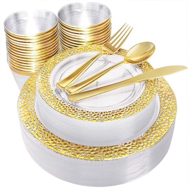 disposable dinnerware party tableware plastic plate with silverware set suitable for wedding supplies 10 people
disposable dinnerware party tableware plastic plate with silverware set suitable for wedding supplies 10 people