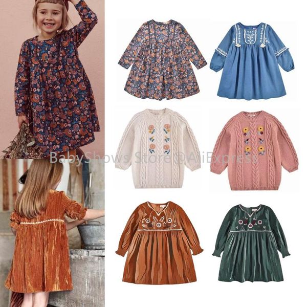 girl's dresses kids girl dress 2021 winter autumn lm brand long sleeve toddler princes baby sisters knitted sweater cloth outwear, Red;yellow
girl's dresses kids girl dress 2021 winter autumn lm brand long sleeve toddler princes baby sisters knitted sweater cloth outwear, Red;yellow