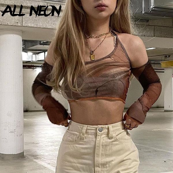 women's t-shirt allneon vintage 90s streetwear art printing backless brown crop y2k fashion retro open shoulder halter with sleeve, White
women's t-shirt allneon vintage 90s streetwear art printing backless brown crop y2k fashion retro open shoulder halter with sleeve, White