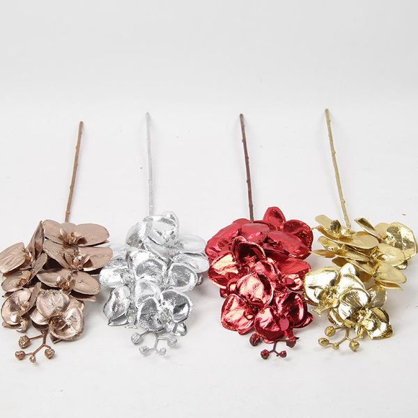 decorative flowers & wreaths 5pcs golden silver phalaenopsis artificial for wedding decoration flower arrangement home living room decor orc
decorative flowers & wreaths 5pcs golden silver phalaenopsis artificial for wedding decoration flower arrangement home living room decor orc