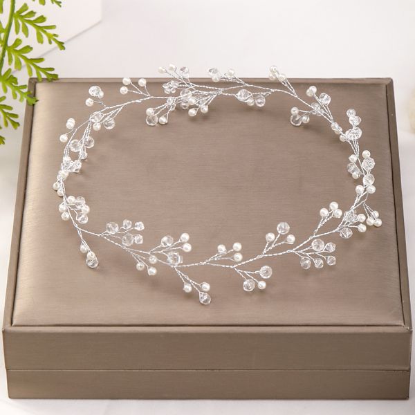 wedding hair accessories pearl headdress silver color baroque crystal headband bridal tiara handmade hair jewelry ladies tiaradio chan conta, White;golden
wedding hair accessories pearl headdress silver color baroque crystal headband bridal tiara handmade hair jewelry ladies tiaradio chan conta, White;golden
