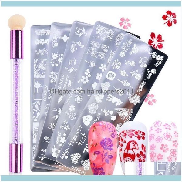 kits salon health & beautysteel set nail stamping plates sile sponge brush polish transfer stencils flower geometry diy template for art too
kits salon health & beautysteel set nail stamping plates sile sponge brush polish transfer stencils flower geometry diy template for art too