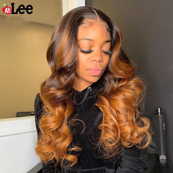 ombre 180 density glueless pre plucked lace front wig body wave remy peruvian human hair transparent wigs for black women, Black;brown
ombre 180 density glueless pre plucked lace front wig body wave remy peruvian human hair transparent wigs for black women, Black;brown
