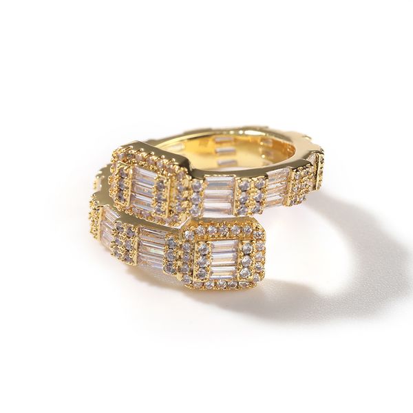 18k gold plating ring hip hop open rings jewelry fashion mens rings, Golden;silver
18k gold plating ring hip hop open rings jewelry fashion mens rings, Golden;silver