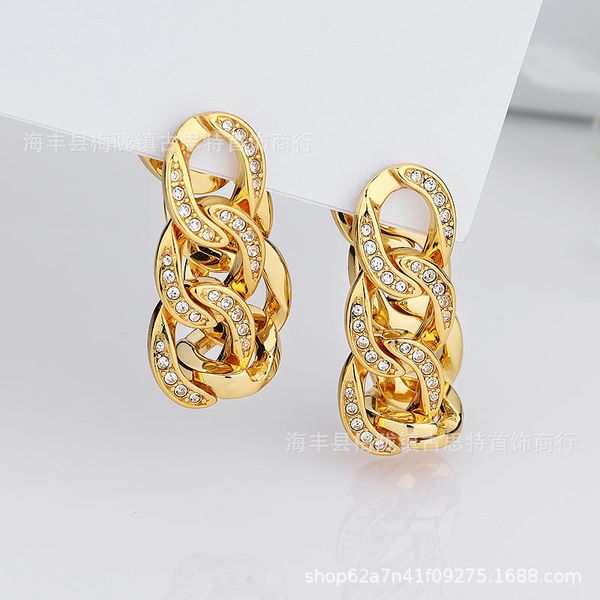 special offer 2021 luxury designer jewelry chain earrings plated with real net red same front and back earrings chain diamond, Silver
special offer 2021 luxury designer jewelry chain earrings plated with real net red same front and back earrings chain diamond, Silver