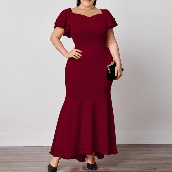 plus size dresses beading butterfly sleeve long dress women elegant mermadi dinner party summer robe v-neck maxi casual women's vestido, Black
plus size dresses beading butterfly sleeve long dress women elegant mermadi dinner party summer robe v-neck maxi casual women's vestido, Black