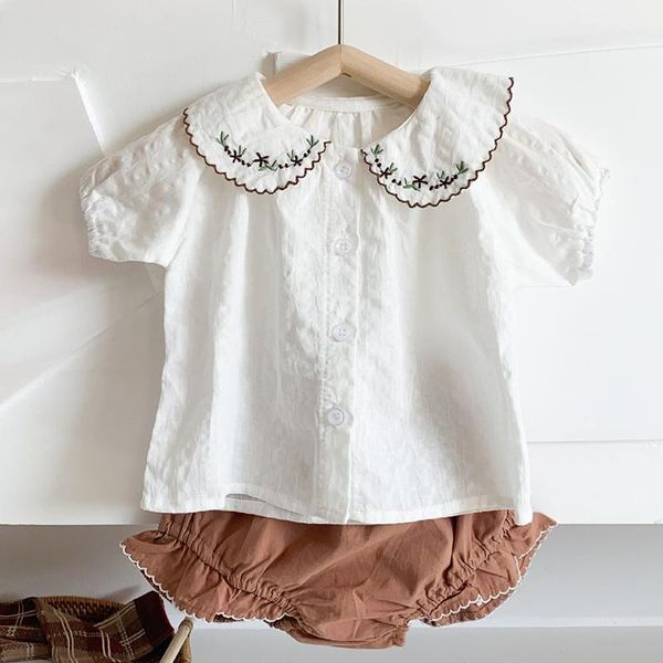 summer toddler baby girls cute clothes suit short sleeve shirt+pp shorts infant clothing sets fashion kids, White
summer toddler baby girls cute clothes suit short sleeve shirt+pp shorts infant clothing sets fashion kids, White