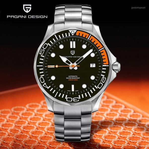 commander men's watches luxury mechanical automatic watch men waterproof japan nh35 curved sapphire mirror wristwatches, Slivery;brown
commander men's watches luxury mechanical automatic watch men waterproof japan nh35 curved sapphire mirror wristwatches, Slivery;brown