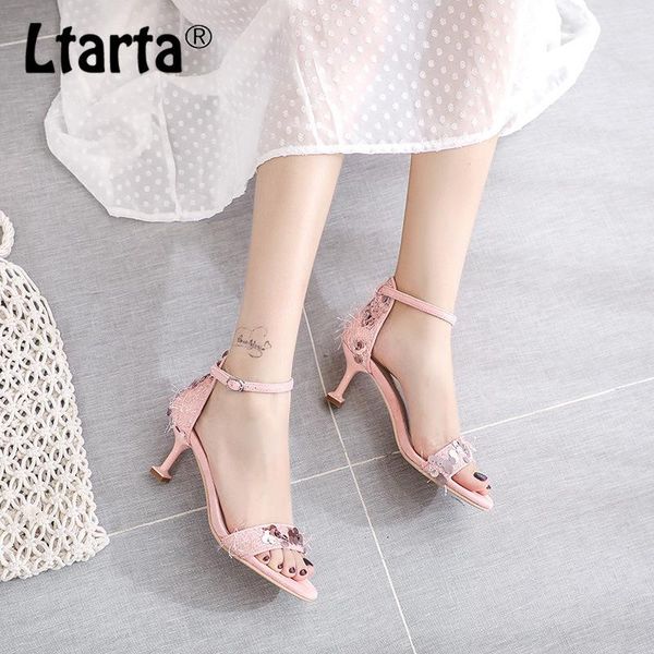 6.5cm 2021 summer fashion sequins buckle shallow mouth sandals suede open-toe high-heeled women tws, Black
6.5cm 2021 summer fashion sequins buckle shallow mouth sandals suede open-toe high-heeled women tws, Black