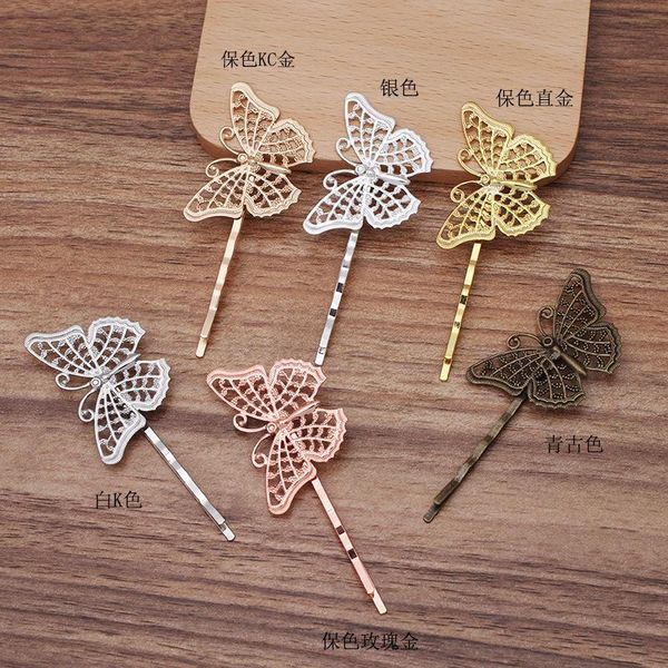 hair clips & barrettes 2pcs classic hairpins clip butterfly elegant bobby pin headwear styling accessories tools for women, Golden;silver
hair clips & barrettes 2pcs classic hairpins clip butterfly elegant bobby pin headwear styling accessories tools for women, Golden;silver