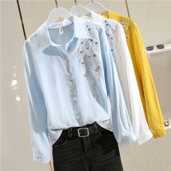 women's tanks & camis white 100% cotton collared button up shirt long sleeve embroidery blouse plus size ladies office clothes 7wx3
women's tanks & camis white 100% cotton collared button up shirt long sleeve embroidery blouse plus size ladies office clothes 7wx3
