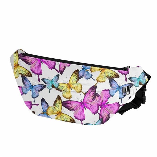 women waist bag casual phone belt for rainbow butterfly printed fanny pack hip pouch portable bags
women waist bag casual phone belt for rainbow butterfly printed fanny pack hip pouch portable bags