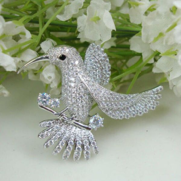 pins, brooches exquisite fashion silver color shiny zircon hummingbird bird clear brooch pins elegant romantic engagement wedding jewelry, Gray
pins, brooches exquisite fashion silver color shiny zircon hummingbird bird clear brooch pins elegant romantic engagement wedding jewelry, Gray