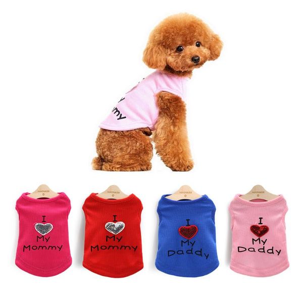 dog apparel pet clothes for small dogs summer chihuahua puppy yorkie clothing winter vest t shirt cat suit i love mommy daddy series
dog apparel pet clothes for small dogs summer chihuahua puppy yorkie clothing winter vest t shirt cat suit i love mommy daddy series