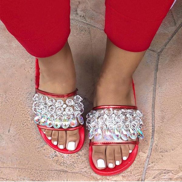 slippers women crystal flat casual ladies jelly shoes rhinestone transparent slides open toe beach summer female footwear, Black
slippers women crystal flat casual ladies jelly shoes rhinestone transparent slides open toe beach summer female footwear, Black