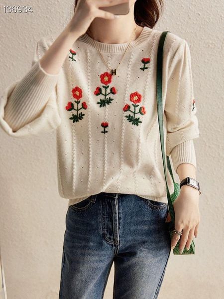 women's sweaters sk940 fashion 2021 runway luxury european design party style clothing, White;black
women's sweaters sk940 fashion 2021 runway luxury european design party style clothing, White;black