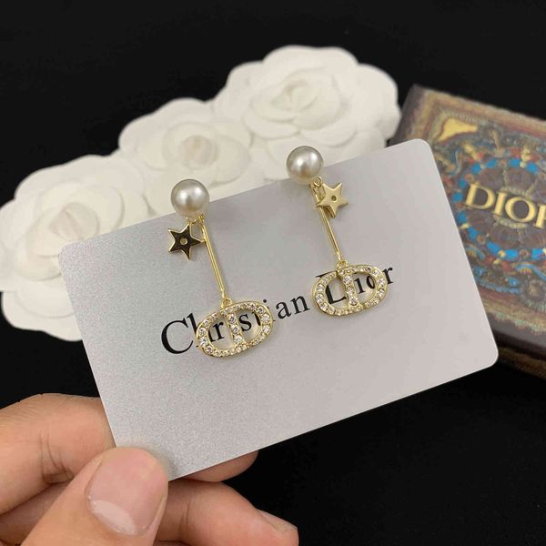 d home / dijia 2021 new letter earrings women's net red long cd pendant star earrings, Golden
d home / dijia 2021 new letter earrings women's net red long cd pendant star earrings, Golden